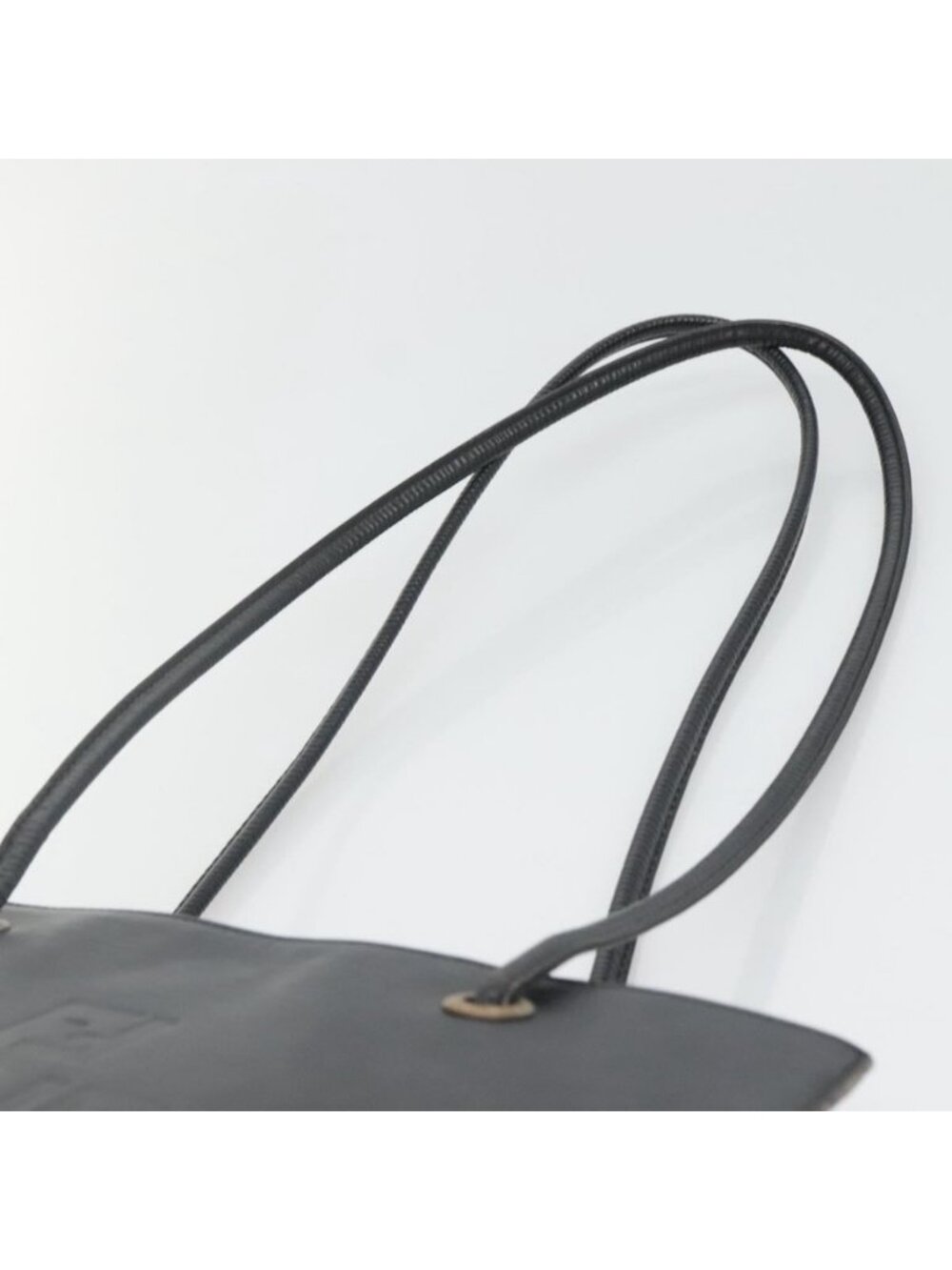 Authentic FENDI Shoulder Bag Leather Black - Picture 15 of 16